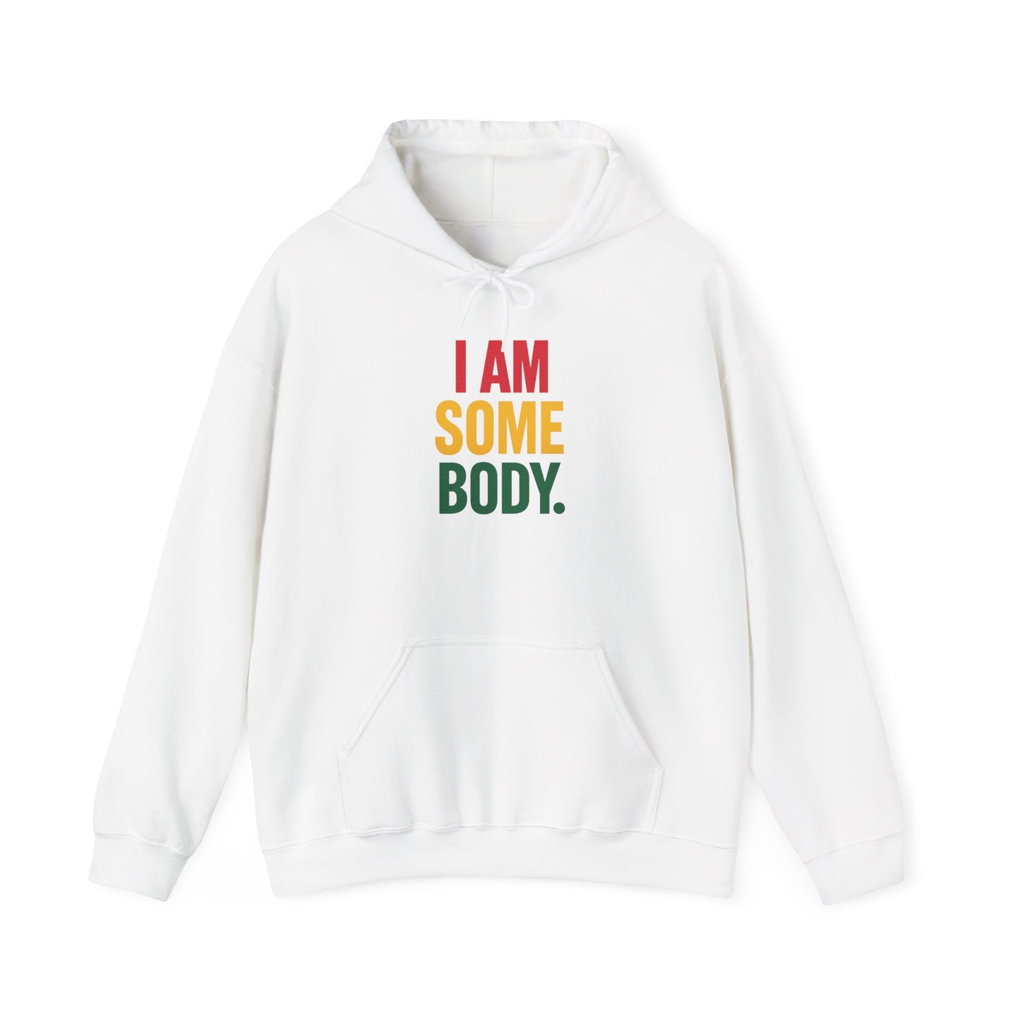 HueManity Collective "I Am Somebody" Unisex Heavy Blend Hoodie – Bold Statement, Everyday Comfort