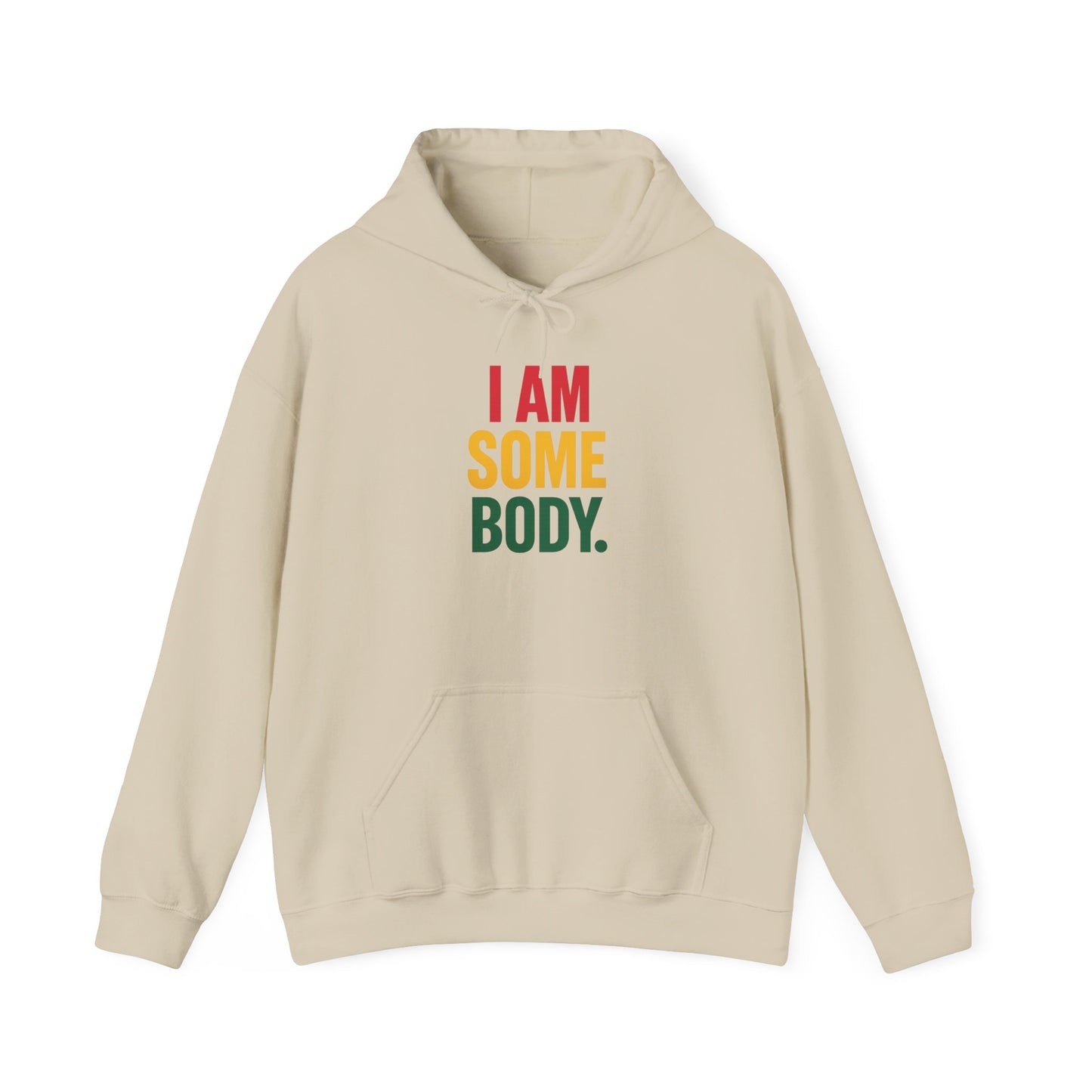 HueManity Collective "I Am Somebody" Unisex Heavy Blend Hoodie – Bold Statement, Everyday Comfort