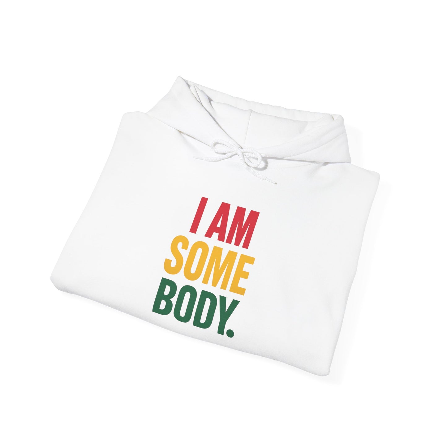 HueManity Collective "I Am Somebody" Unisex Heavy Blend Hoodie – Bold Statement, Everyday Comfort