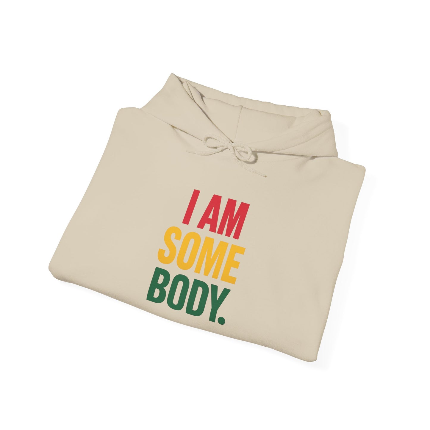 HueManity Collective "I Am Somebody" Unisex Heavy Blend Hoodie – Bold Statement, Everyday Comfort